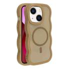 For iPhone 14 / 13 Skin Feel MagSafe Phone Case(Gold) - 1
