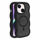 For iPhone 15 Plus / 14 Plus Skin Feel MagSafe Phone Case(Black) - 1