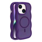 For iPhone 15 Plus / 14 Plus Skin Feel MagSafe Phone Case(Purple) - 1