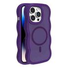 For iPhone 14 Pro Max Skin Feel MagSafe Phone Case(Purple) - 1