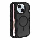 For iPhone 15 Skin Feel MagSafe Phone Case(Black) - 1