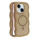 For iPhone 15 Skin Feel MagSafe Phone Case(Gold) - 1