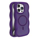 For iPhone 15 Pro Max Skin Feel MagSafe Phone Case(Purple) - 1