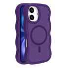 For iPhone 16 Plus Skin Feel MagSafe Phone Case(Purple) - 1