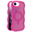 For iPhone 16e Skin Feel MagSafe Phone Case(Rose Red) - 1