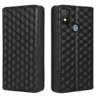 For Cricket Icon 4 Cubic Grid Texture Flip Leather Phone Case(Black) - 2