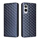 For Cricket Icon 6 Cubic Grid Texture Flip Leather Phone Case(Blue) - 2