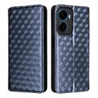For Cricket Magic 2 5G Cubic Grid Texture Flip Leather Phone Case(Blue) - 2