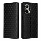 For Cricket Outlast 5G 2024 Cubic Grid Texture Flip Leather Phone Case(Black) - 2