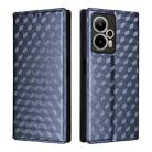 For Cricket Outlast 5G 2024 Cubic Grid Texture Flip Leather Phone Case(Blue) - 2