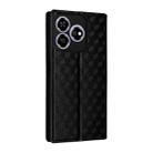For ZTE Axon 60 4G / Blade V60 4G Cubic Grid Texture Flip Leather Phone Case(Black) - 3