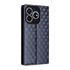 For ZTE Axon 60 4G / Blade V60 4G Cubic Grid Texture Flip Leather Phone Case(Blue) - 3