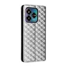 For ZTE Axon 60 Lite / Blade V60 Vita Cubic Grid Texture Flip Leather Phone Case(Silver) - 3