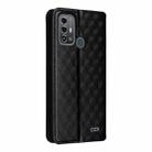 For ZTE Blade A53 Pro Cubic Grid Texture Flip Leather Phone Case(Black) - 3