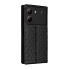 For ZTE Blade A54 Cubic Grid Texture Flip Leather Phone Case(Black) - 3