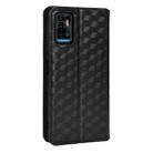For ZTE Blade A71 / Optus X Swift 5G Cubic Grid Texture Flip Leather Phone Case(Black) - 3