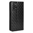 For ZTE Blade V30 Vita / V2022 Cubic Grid Texture Flip Leather Phone Case(Black) - 3