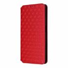 For ZTE Blade V70 Max / nubia V70 Max Cubic Grid Texture Flip Leather Phone Case(Red) - 2