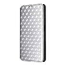 For ZTE Blade V70 Max / nubia V70 Max Cubic Grid Texture Flip Leather Phone Case(Silver) - 2