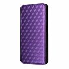 For ZTE Blade V70 Max / nubia V70 Max Cubic Grid Texture Flip Leather Phone Case(Purple) - 2