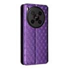For ZTE Blade V70 Max / nubia V70 Max Cubic Grid Texture Flip Leather Phone Case(Purple) - 3