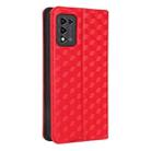 For ZTE Libero 5G III / A202ZT Cubic Grid Texture Flip Leather Phone Case(Red) - 3