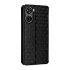 For ZTE Libero 5G IV / nubia LVY Cubic Grid Texture Flip Leather Phone Case(Black) - 3