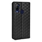 For ZTE Libero 5G Cubic Grid Texture Flip Leather Phone Case(Black) - 3