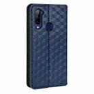 For ZTE Libero 5G Cubic Grid Texture Flip Leather Phone Case(Blue) - 3