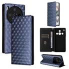 For ZTE nubia Z60S Pro Cubic Grid Texture Flip Leather Phone Case(Blue) - 1