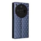 For ZTE nubia Z60S Pro Cubic Grid Texture Flip Leather Phone Case(Blue) - 3