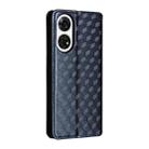 For ZTE Anshin Family / A303ZT Cubic Grid Texture Flip Leather Phone Case(Blue) - 3