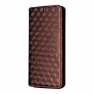 For ZTE Blade A35e Global / Z2466 Cubic Grid Texture Flip Leather Phone Case(Brown) - 2