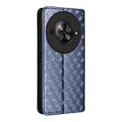 For ZTE Blade A75 5G / nubia Focus 5G Cubic Grid Texture Flip Leather Phone Case(Blue) - 3