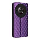 For ZTE Blade A75 5G / nubia Focus 5G Cubic Grid Texture Flip Leather Phone Case(Purple) - 3