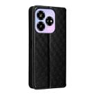 For ZTE Blade V60 Design Cubic Grid Texture Flip Leather Phone Case(Black) - 3