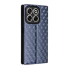 For ZTE Blade V70 4G / nubia V70 4G Cubic Grid Texture Flip Leather Phone Case(Blue) - 3
