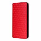 For ZTE Blade V70 Design 4G Cubic Grid Texture Flip Leather Phone Case(Red) - 2