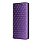 For ZTE Blade V70 Design 4G Cubic Grid Texture Flip Leather Phone Case(Purple) - 2