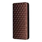 For ZTE Blade V70 Design 4G Cubic Grid Texture Flip Leather Phone Case(Brown) - 2