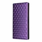 For ZTE Nubia S 5G / A403ZT Cubic Grid Texture Flip Leather Phone Case(Purple) - 2