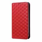 For ZTE nubia RedMagic 7 Cubic Grid Texture Flip Leather Phone Case(Red) - 2