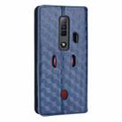 For ZTE nubia RedMagic 7 Cubic Grid Texture Flip Leather Phone Case(Blue) - 3