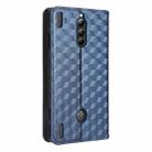 For ZTE nubia RedMagic 8 Pro 5G / 8 Pro+ Cubic Grid Texture Flip Leather Phone Case(Blue) - 3