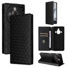 For ZTE nubia Focus Pro 5G Cubic Grid Texture Flip Leather Phone Case(Black) - 1