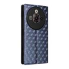 For ZTE nubia Focus Pro 5G Cubic Grid Texture Flip Leather Phone Case(Blue) - 3