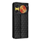 For ZTE nubia Music 2 Cubic Grid Texture Flip Leather Phone Case(Black) - 3