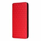 For ZTE nubia Music 2 Cubic Grid Texture Flip Leather Phone Case(Red) - 2