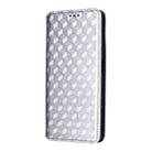For ZTE nubia Music 2 Cubic Grid Texture Flip Leather Phone Case(Silver) - 2
