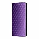 For ZTE nubia Music 2 Cubic Grid Texture Flip Leather Phone Case(Purple) - 2
